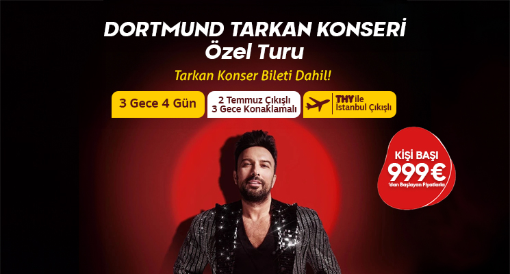 Megastar Tarkan Dortmund Konseri